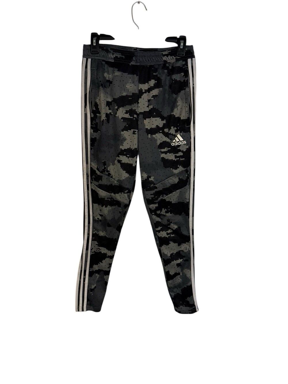 Adidas Pants Men’s XS Gray Camouflage Tiro 19 Jogger Tapered Track Soccer Gym